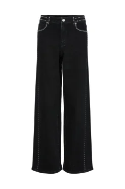Outlet YAS noelle Studded Jeans 4931525 Dark Grey Denim