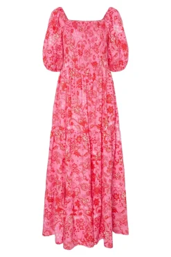Clearance YAS parisa 2/4 Ankle Dress 4841596 Sachet Pink Parisa Print