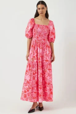 Clearance YAS parisa 2/4 Ankle Dress 4841596 Sachet Pink Parisa Print