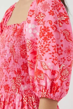 Clearance YAS parisa 2/4 Ankle Dress 4841596 Sachet Pink Parisa Print