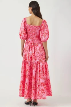 Clearance YAS parisa 2/4 Ankle Dress 4841596 Sachet Pink Parisa Print