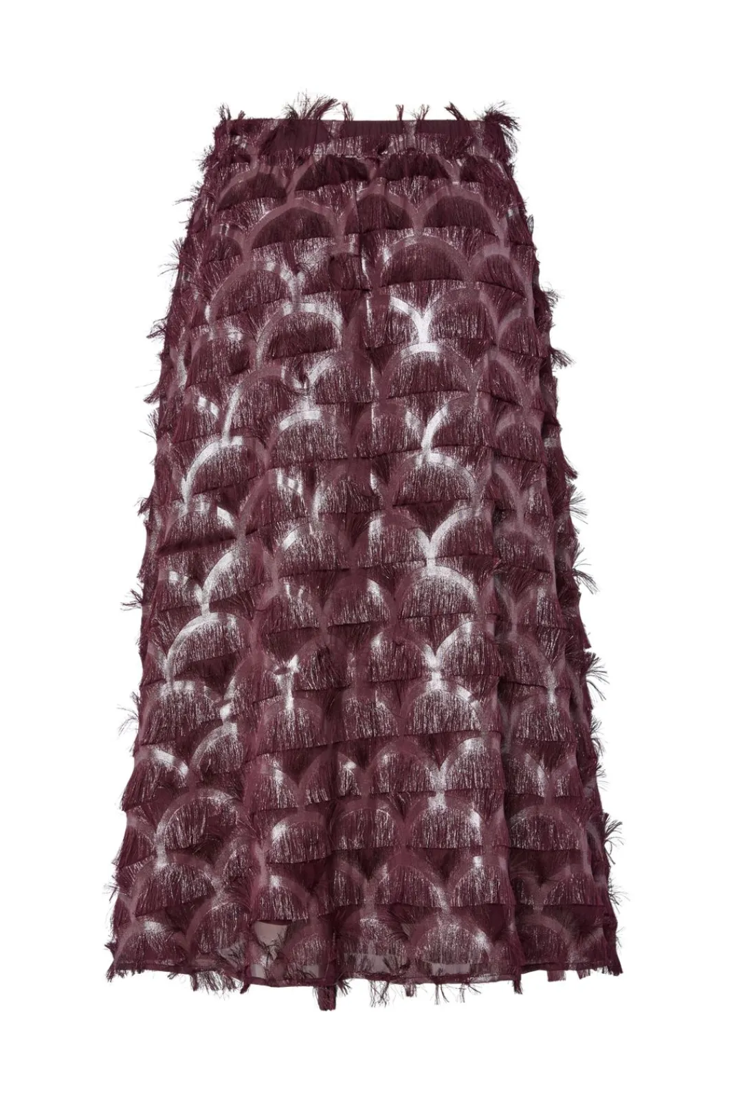 New YAS pazilla Skirt 4875443 Port Royale W Metallic