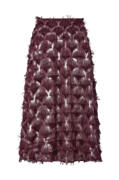New YAS pazilla Skirt 4875443 Port Royale W Metallic