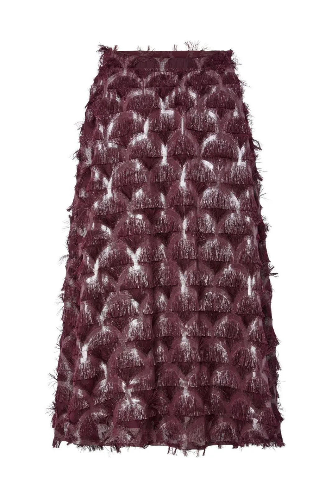 New YAS pazilla Skirt 4875443 Port Royale W Metallic