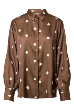 Hot YAS pella Ls Shirt 5084722 Pinecone Ecru Dots