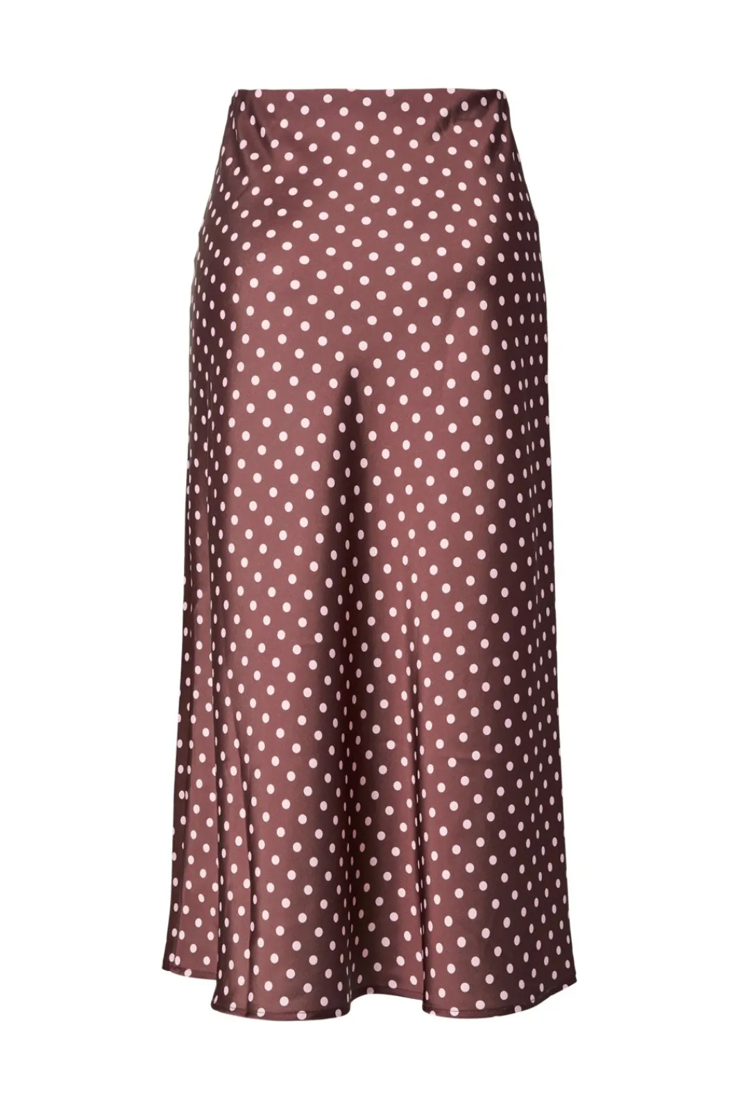 Discount YAS pella Midi Skirt 5084717 Pinecone Ecru Dots