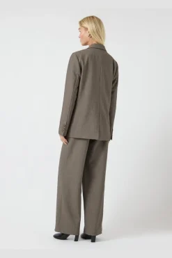 New YAS reemaj Ls Blazer 4794973 Grey Melange