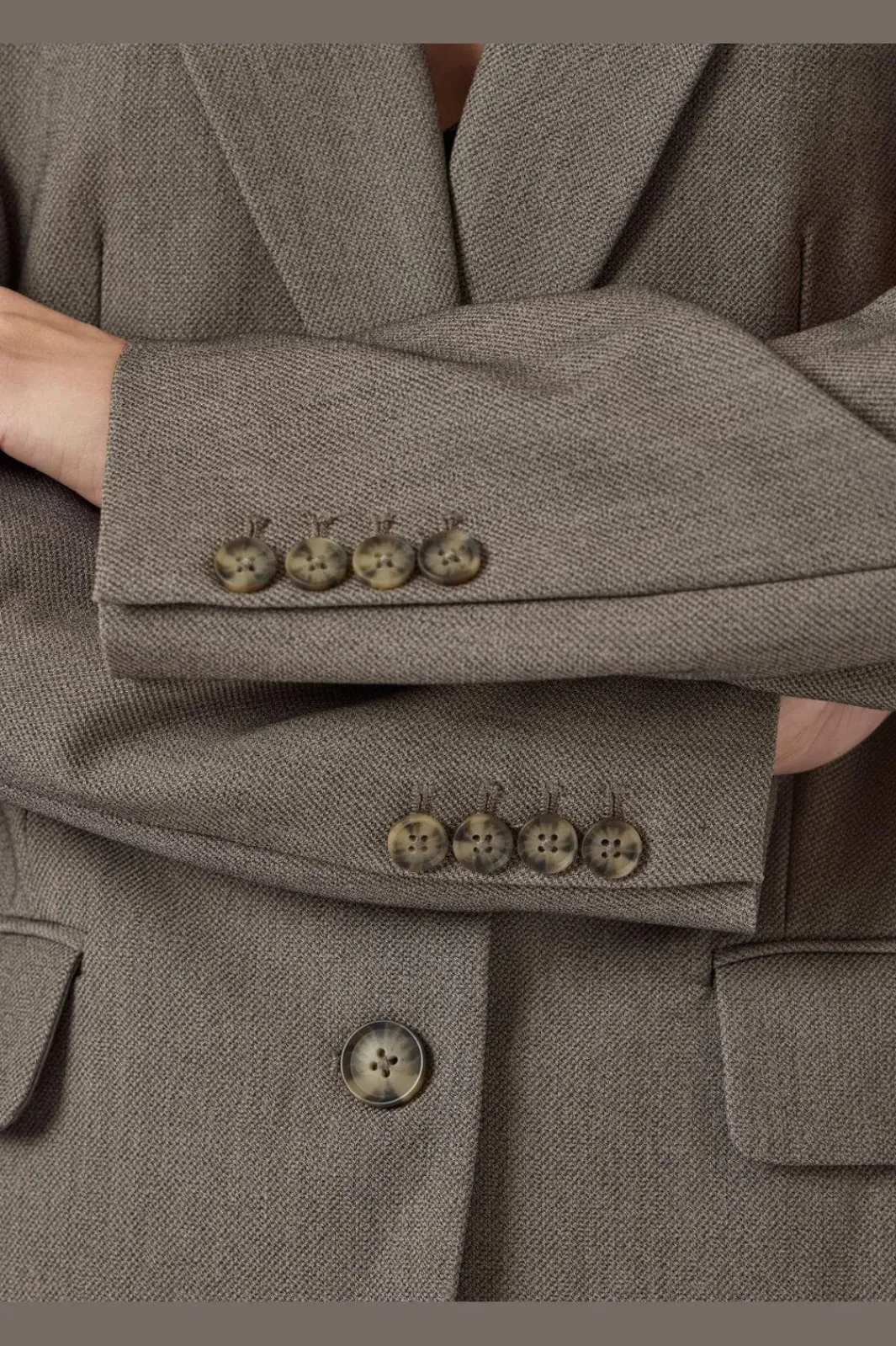 New YAS reemaj Ls Blazer 4794973 Grey Melange