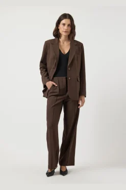 Best YAS reemaj Ls Blazer 4961528 Chocolate Brown