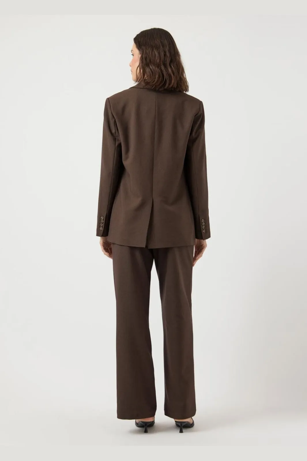Best YAS reemaj Ls Blazer 4961528 Chocolate Brown