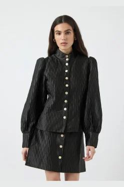 Online YAS ripple Ls Shirt 4608468 Black