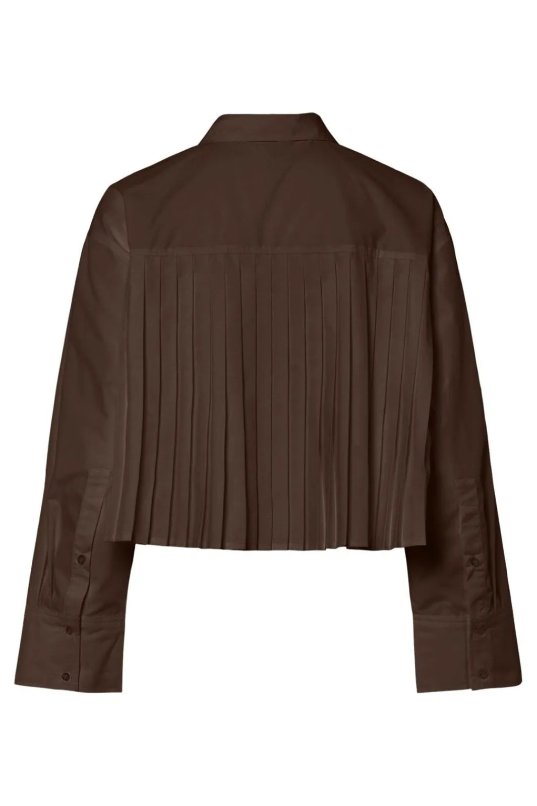 Online YAS royalee Ls Short Shirt 5090997 Chocolate Brown