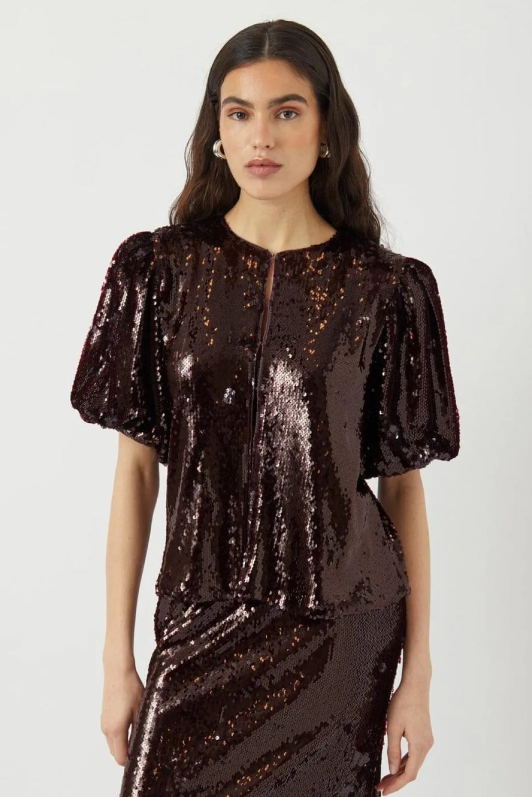 Discount YAS royalina 2/4 Sequin Top 4862794 Port Royale W Sequins