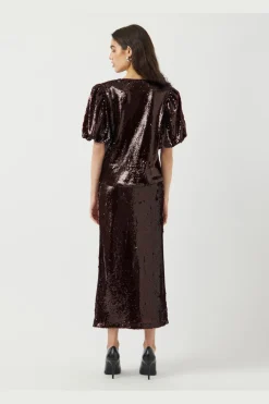 Discount YAS royalina 2/4 Sequin Top 4862794 Port Royale W Sequins