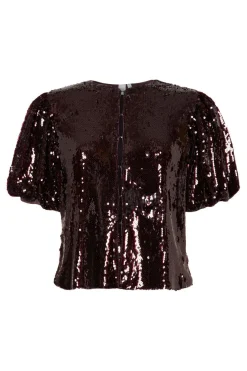 Discount YAS royalina 2/4 Sequin Top 4862794 Port Royale W Sequins