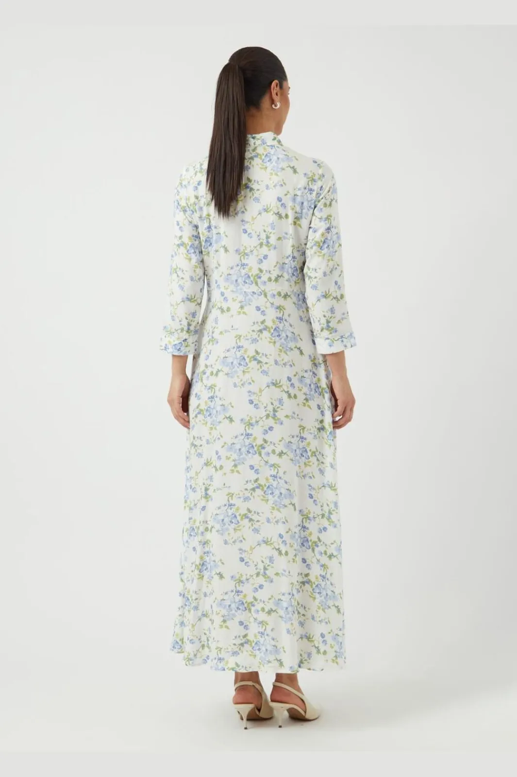 Clearance YAS savanna Long Shirt Dress 4745084 Star White Sumelli