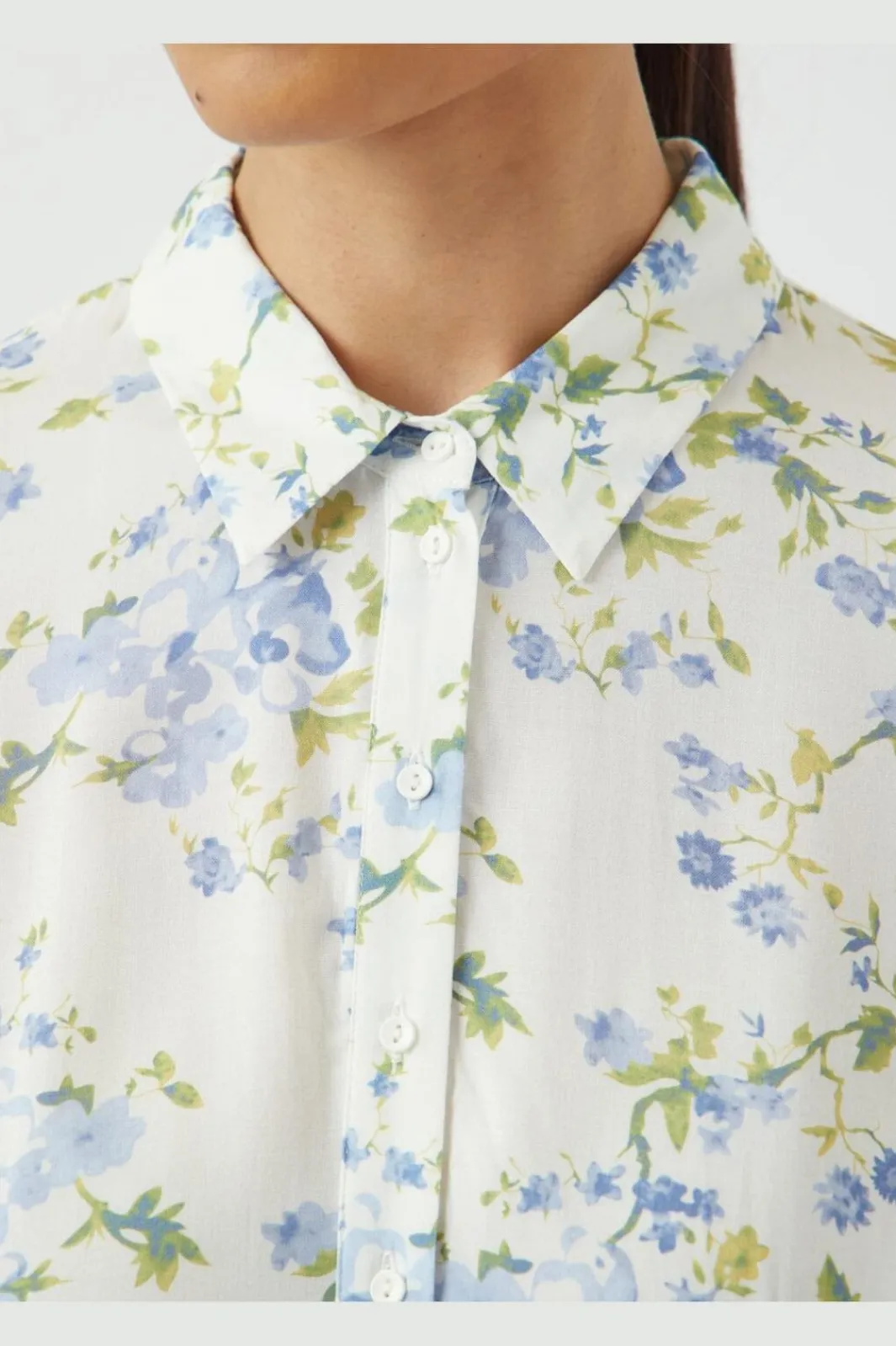 Clearance YAS savanna Long Shirt Dress 4745084 Star White Sumelli