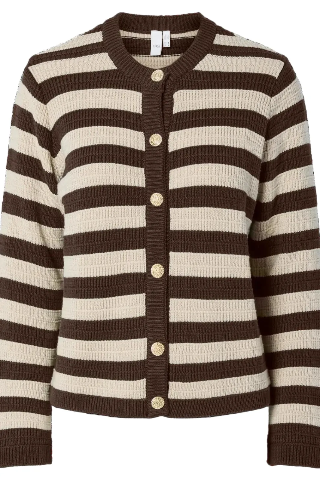 YAS sironi Ls Knit Cardigan 4961531 Chocolate Brown