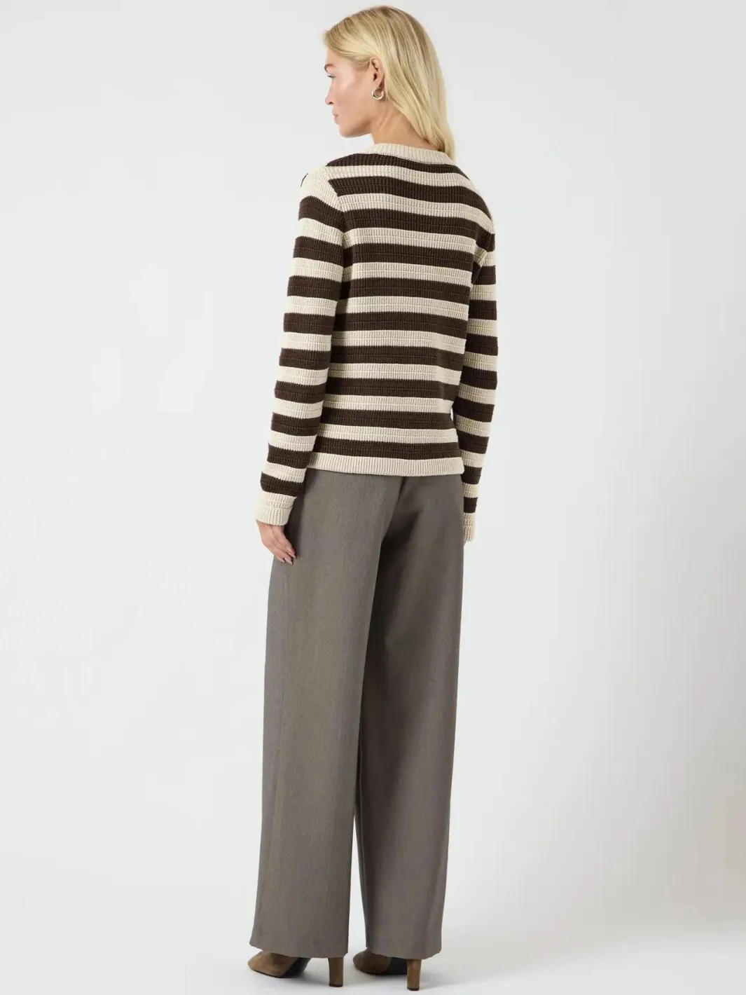 YAS sironi Ls Knit Cardigan 4961531 Chocolate Brown