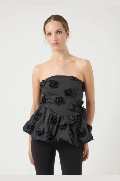 Online YAS stila Bustier Top 4908328 Black
