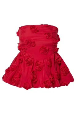 Outlet YAS stila Bustier Top 4853712 Jester Red