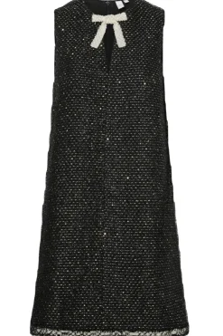 New YAS unida Sl Tweed Dress 4845986 Black