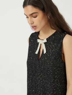 New YAS unida Sl Tweed Dress 4845986 Black
