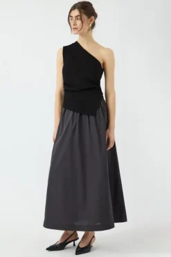 YAS venice One Shoulder Top 4763674 Black