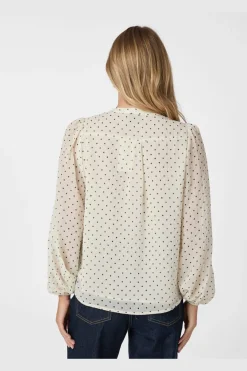 Discount Neo Noir Yrima Dot Blouse 166076 120