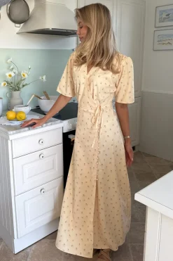 Discount BYIC Yrsaic Maxi Dress A23849 Yellow