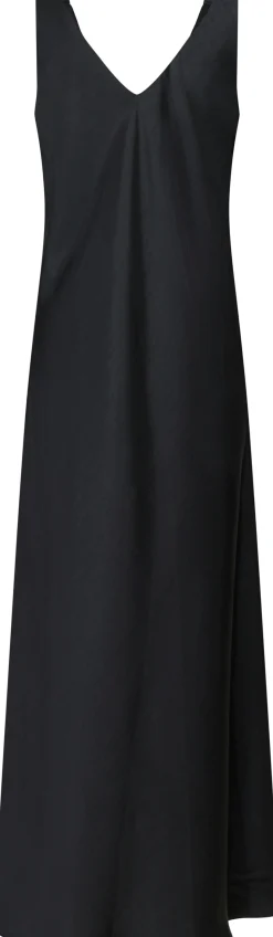 Sale Neo Noir Zakia Heavy Sateen Dress Black