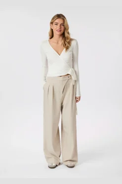 Outlet Neo Noir Zalka Eyelet Pants 165551 213