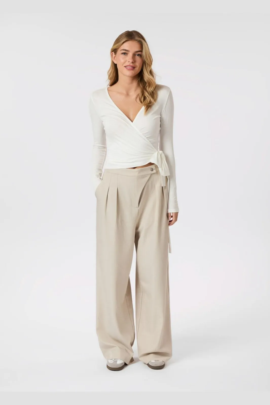 Outlet Neo Noir Zalka Eyelet Pants 165551 213