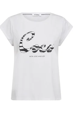 Co´Couture Zebracc Coco Tee 33120 4000 White