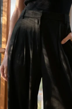 Online Neo Noir Zoba Woven Pants 164890 100