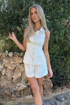 Online BYIC Zoeyic Shorts A23816 White