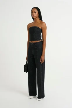 Hot Gestuz Zorahgz Corsage 10909678 106899 Dark Grey Washed/Black Stone