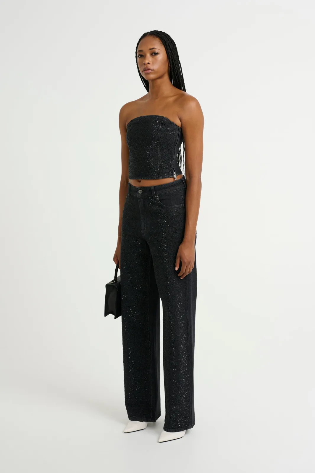 Hot Gestuz Zorahgz Corsage 10909678 106899 Dark Grey Washed/Black Stone