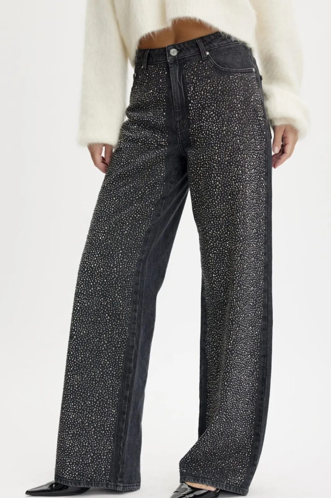 Discount Gestuz ZorahGZ MW jeans Dark grey washed