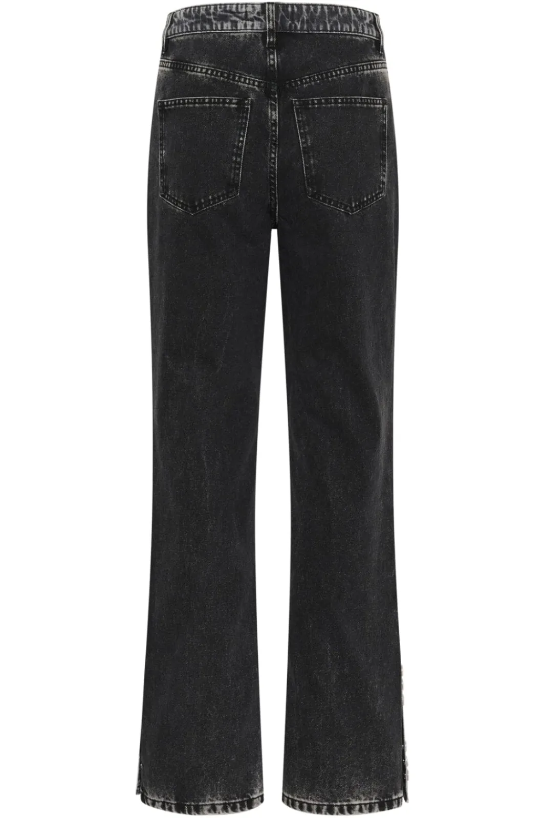 Discount Gestuz Zuvagz Straight Jeans 104987 Dark Grey Washed